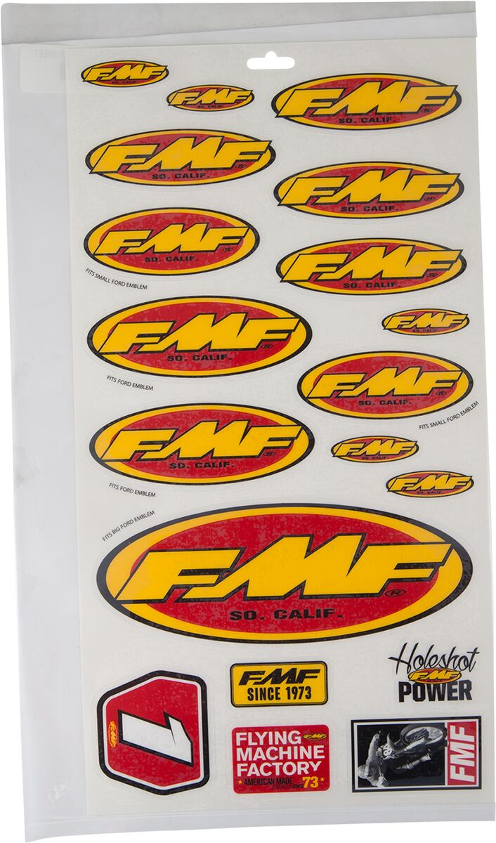 FMF FMF ASSORTED STICKER SHEET 014800