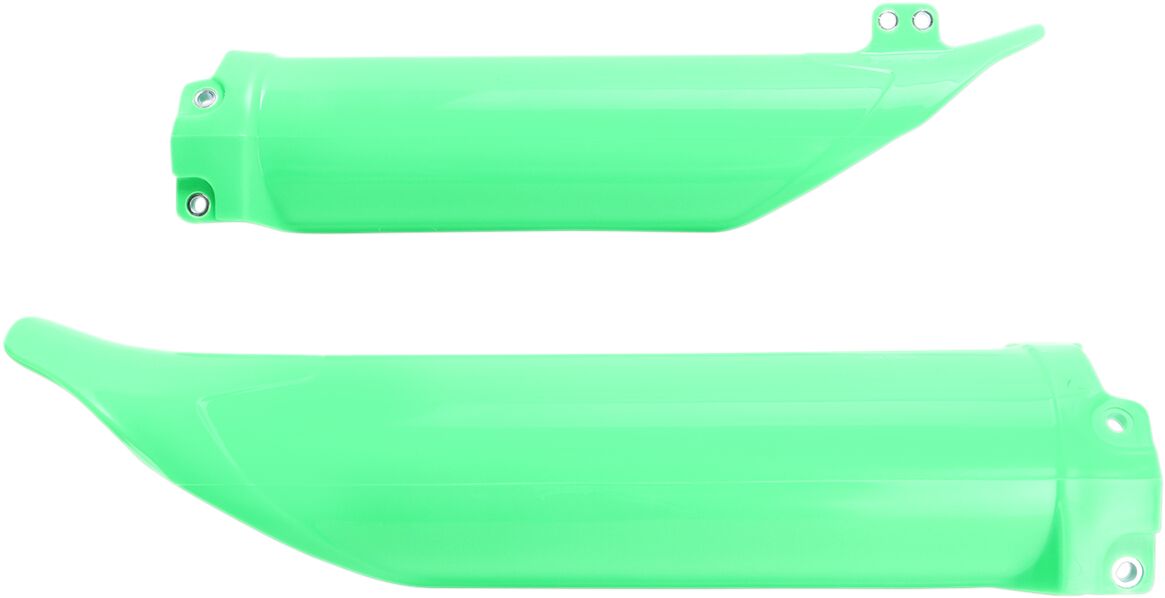 UFO FORK SLIDER PROTECTORS KAWASAKI KXF FLUO GREEN KA04701#AFLU