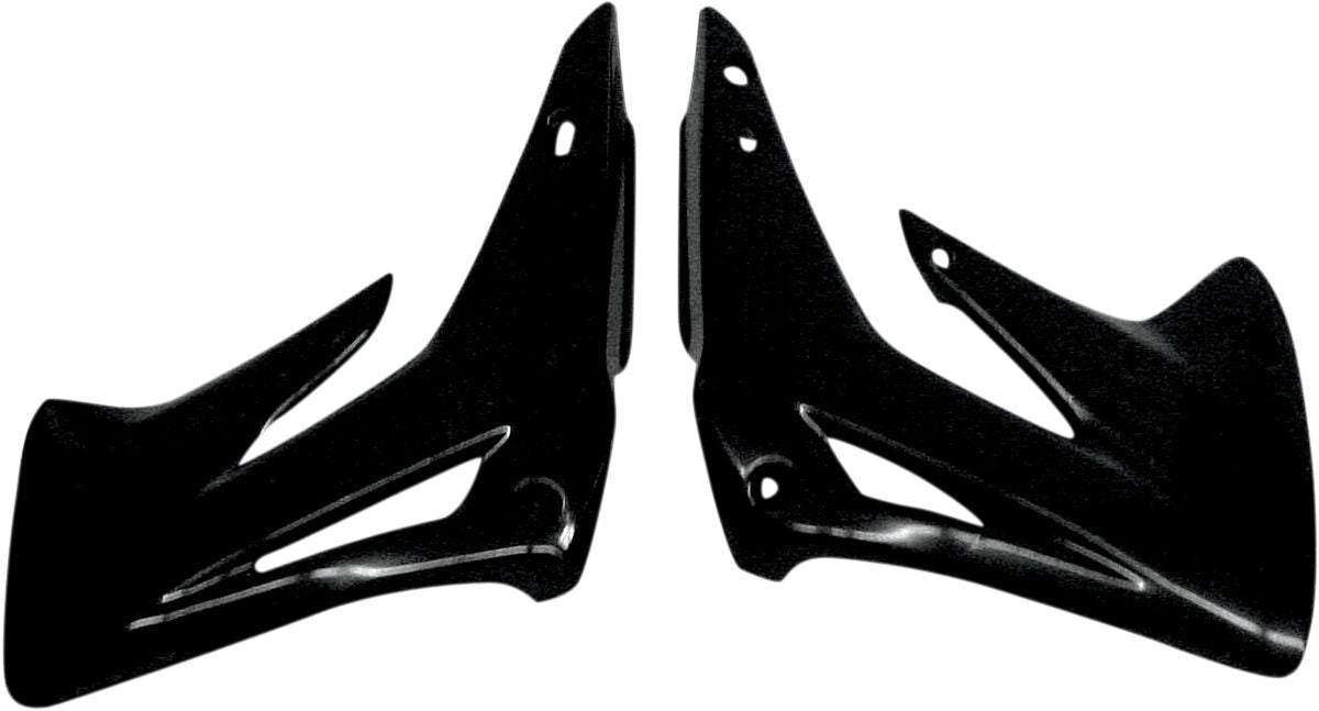 UFO RADIATOR COVERS HONDA CR85 BLACK HO03630#001