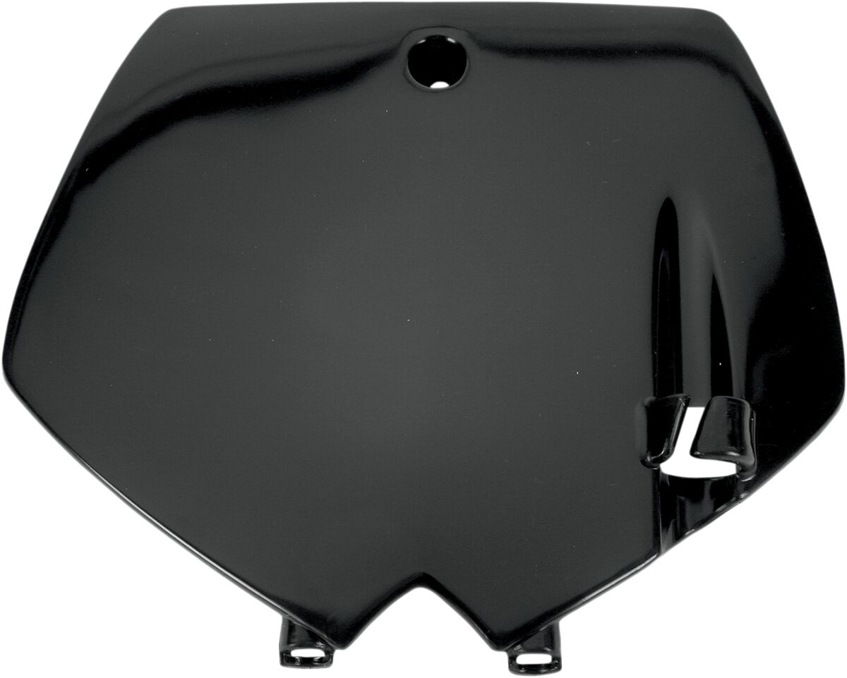 UFO FRONT NUMBER PLATE KTM 65SX BLACK KT03071#001