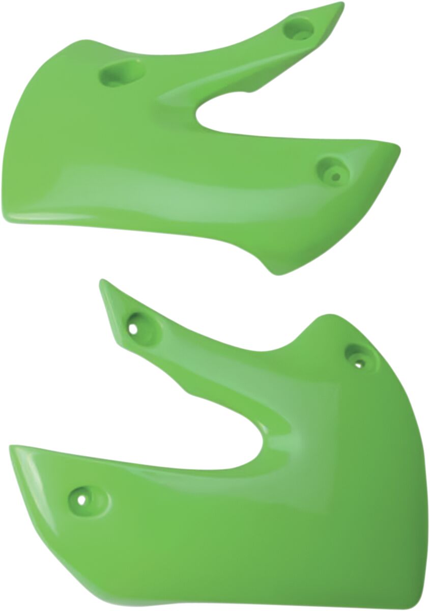 UFO RADIATOR COVERS KAWASAKI KX65/KLX110 KX-GREEN KA03733#026