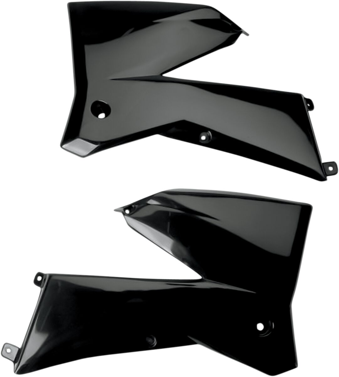 UFO RADIATOR COVERS KTM SX/SX-F/EXC BLACK KT03084#001