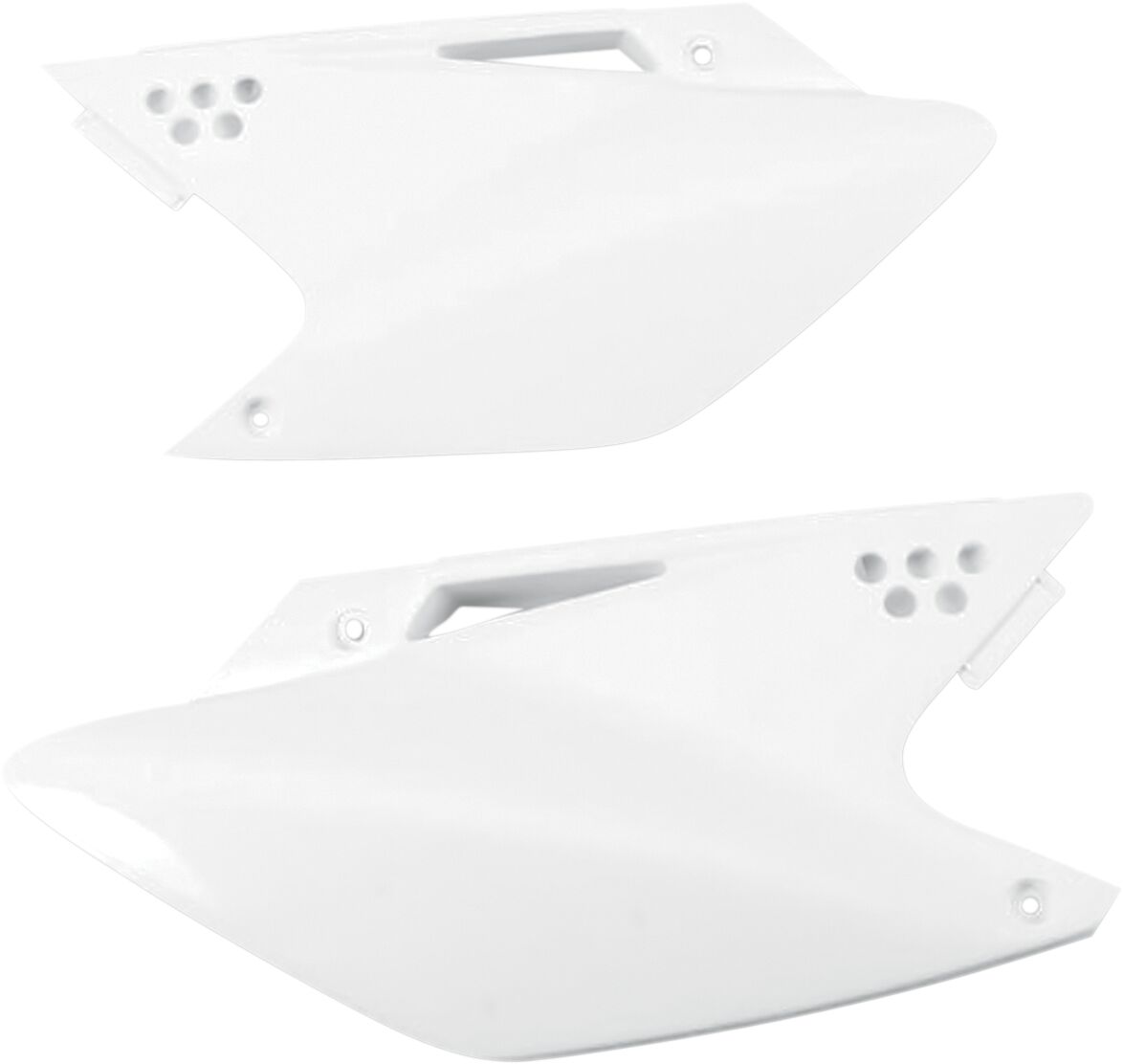 UFO SIDE PANELS KAWASAKI KXF250 WHITE KA03768#047