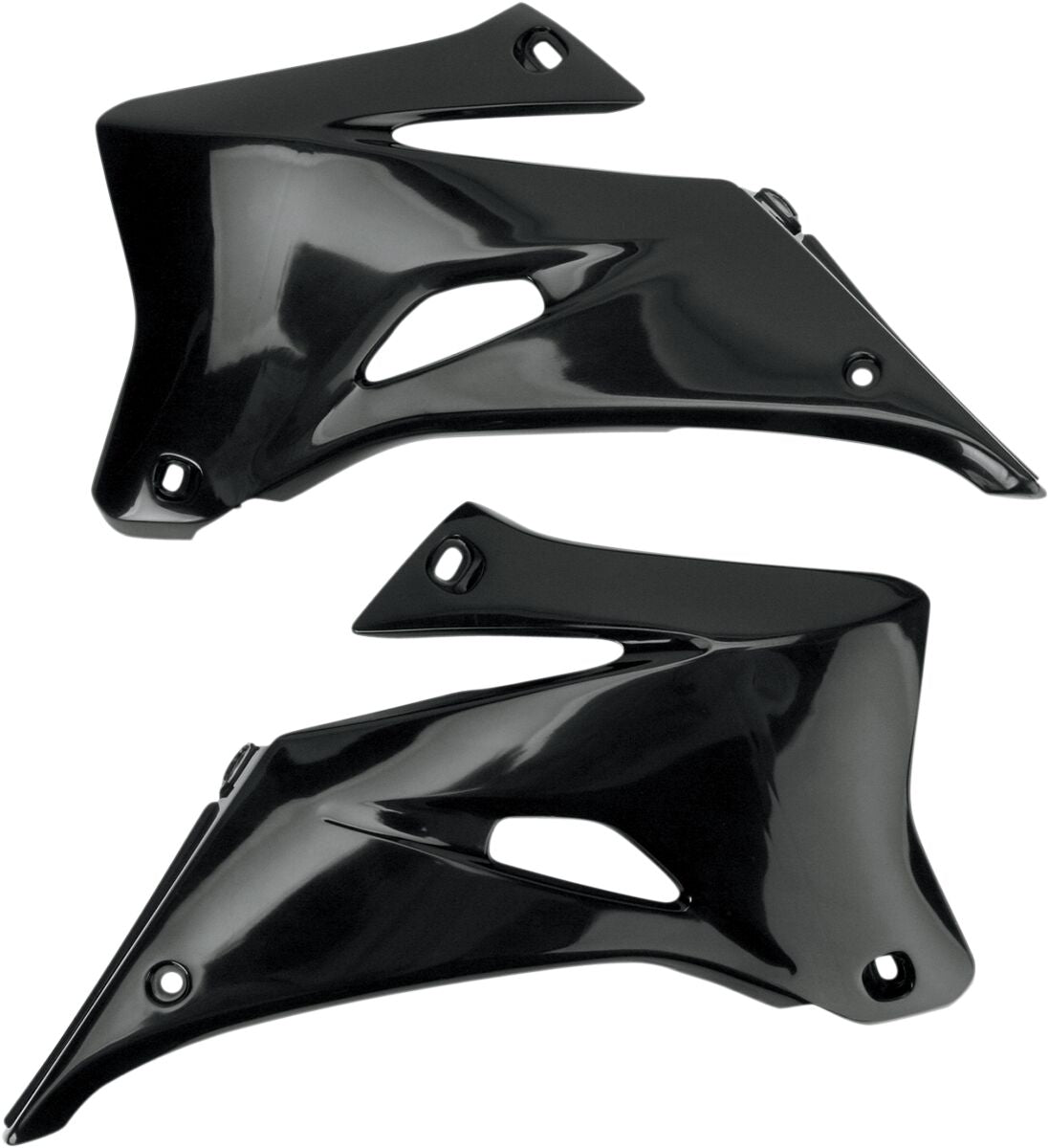 UFO RADIATOR COVERS YAMAHA YZ250/450F BLACK YA03882#001