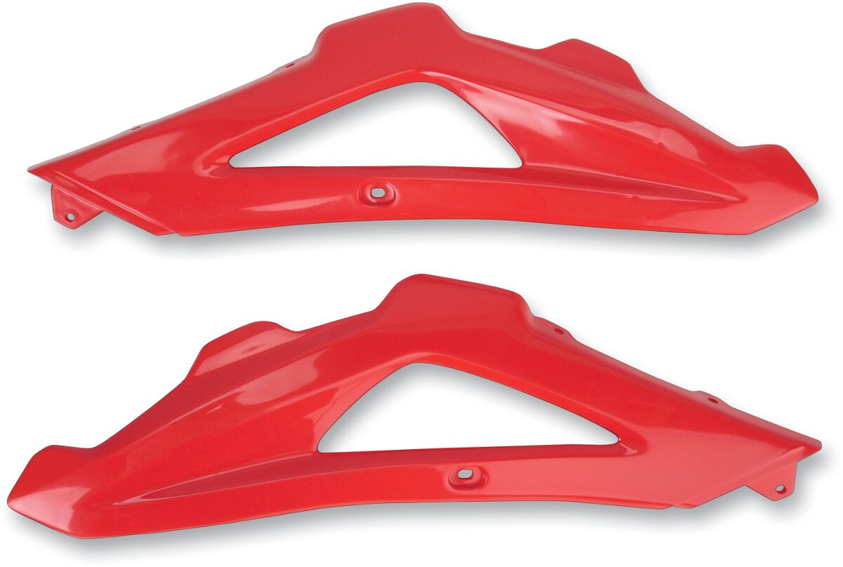 UFO UPPER RADIATOR COVERS HUSQVARNA CR/WR/TE/TC RED HU03316#062