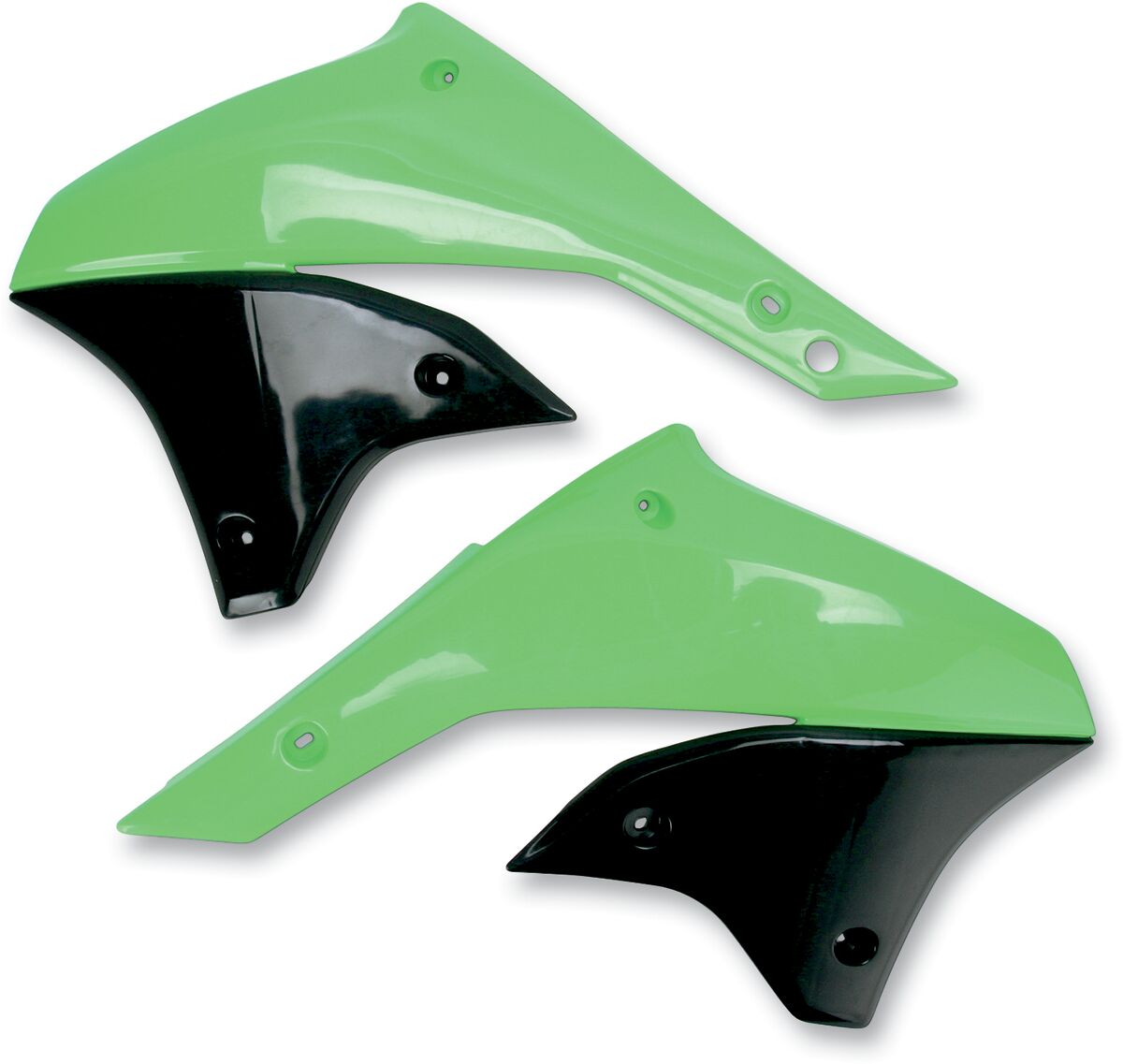 UFO RADIATOR COVERS KAWASAKI KLX450R KX-GREEN KA03789#026
