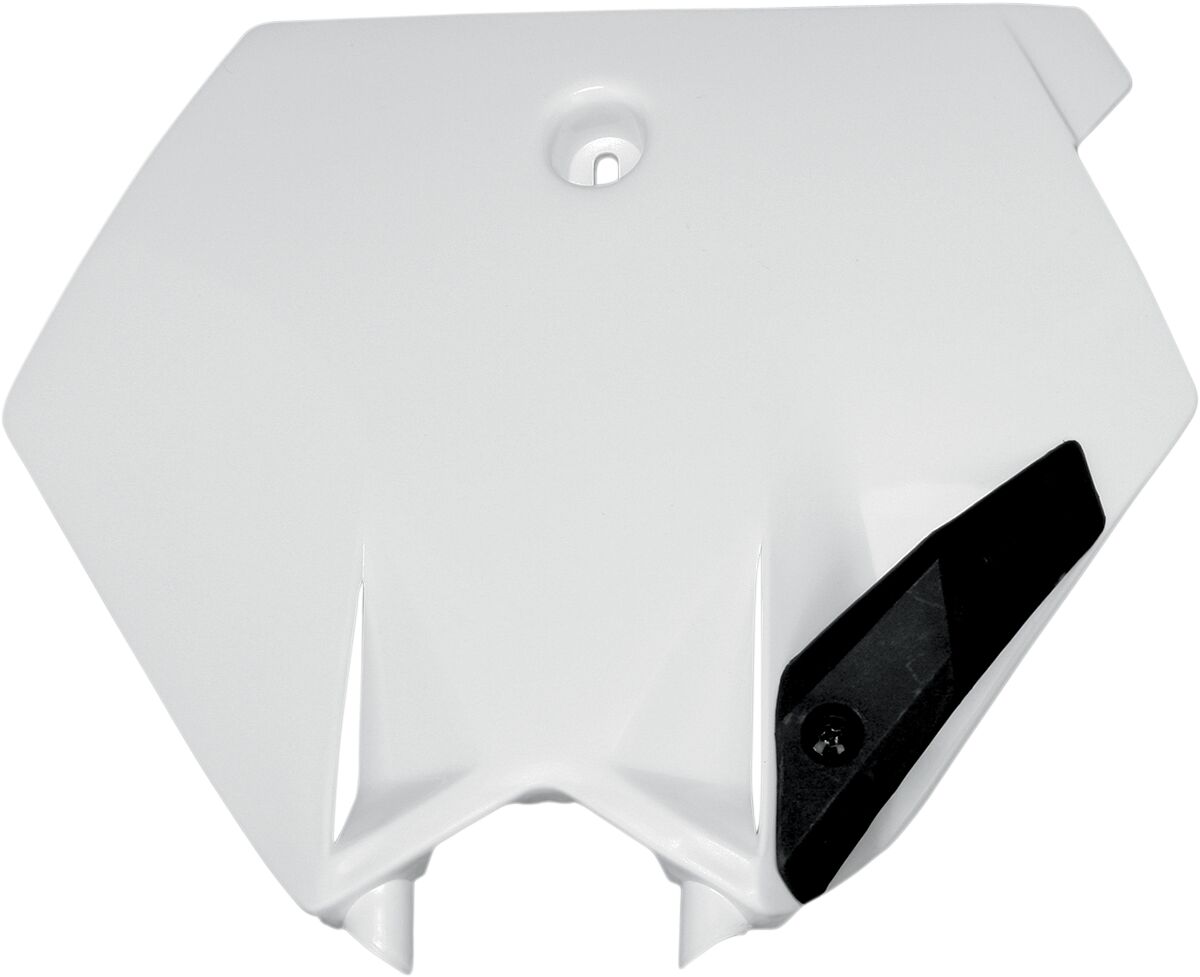 UFO FRONT NUMBER PLATE KTM 85SX WHITE KT03078#047