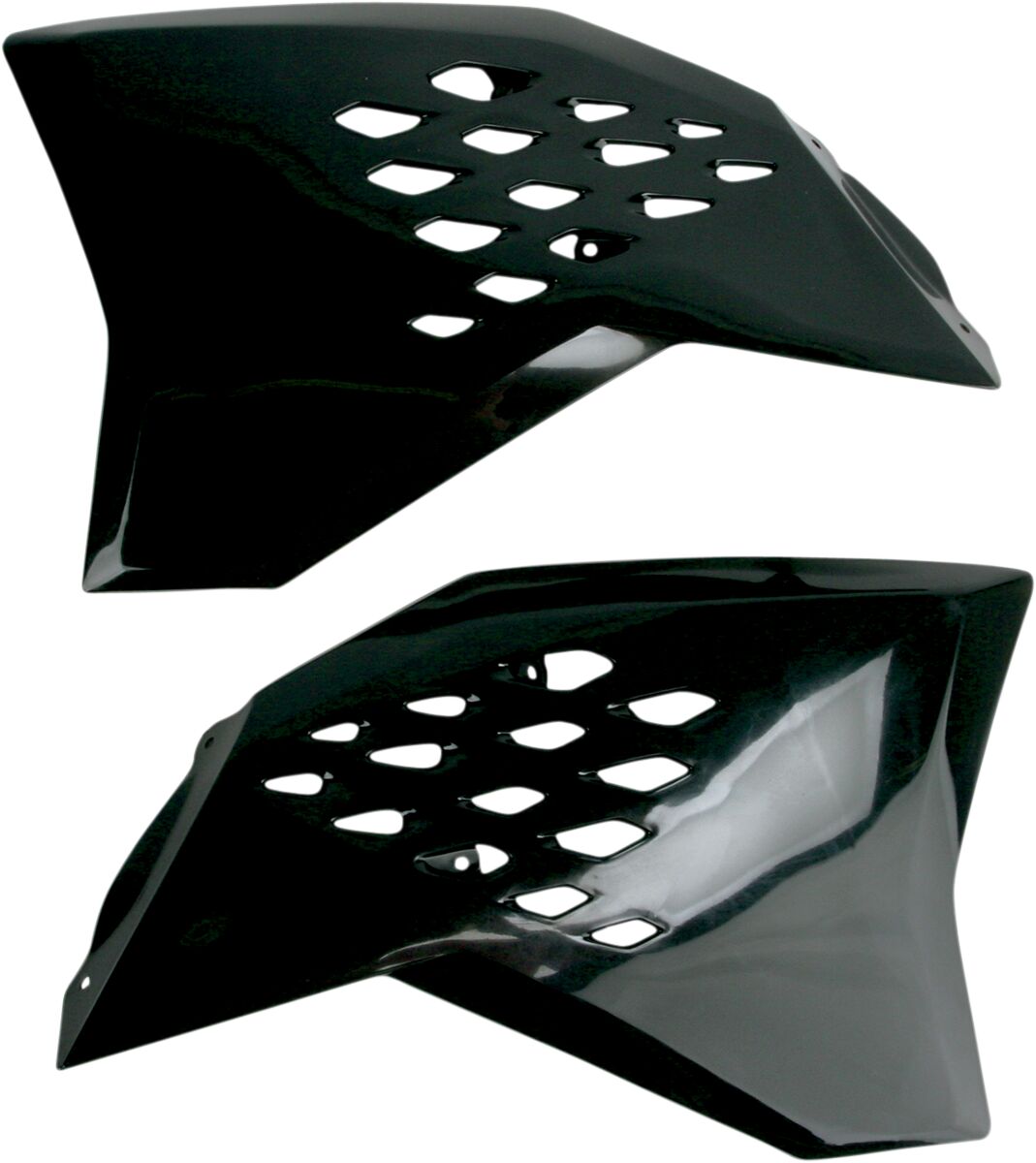 UFO RADIATOR COVERS KTM SX/SX-F/EXC BLACK KT03095#001
