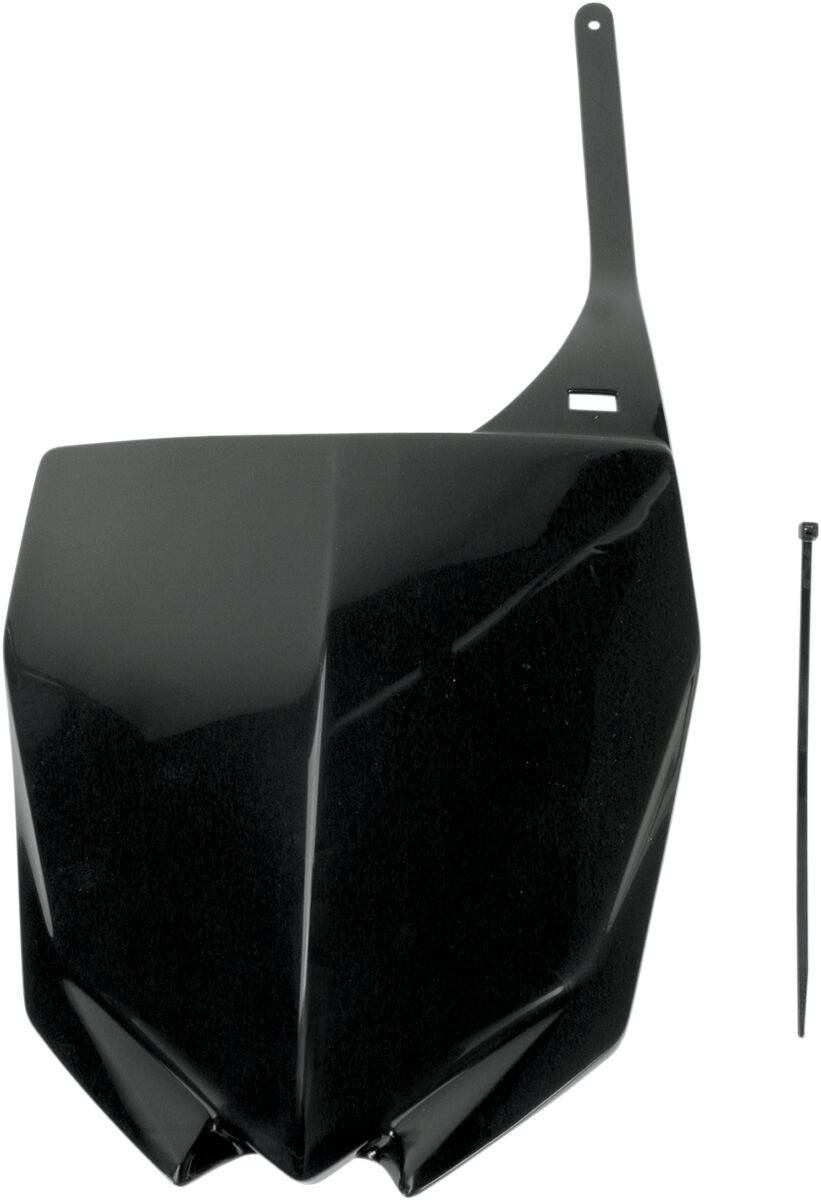 UFO FRONT NUMBER PLATE YAMAHA YZ250/450F BLACK YA04813#001