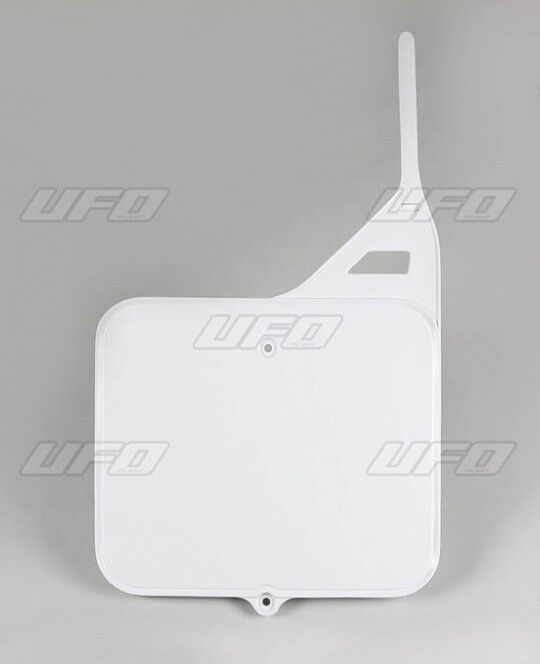 UFO FRONT NUMBER PLATE TM-RACING 80-125-250 WHITE TM03115@041