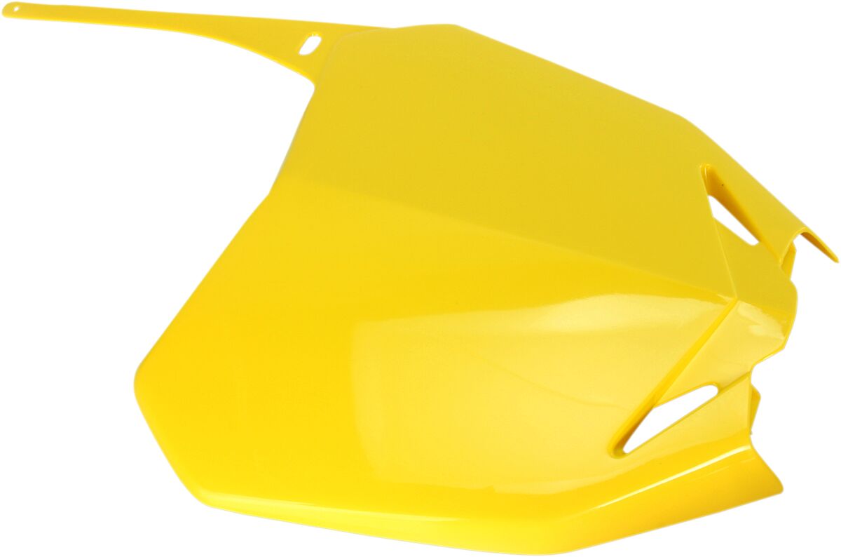 UFO FRONT NUMBER PLATE SUZUKI RMZ250/450 RM-YELLOW SU04919#102