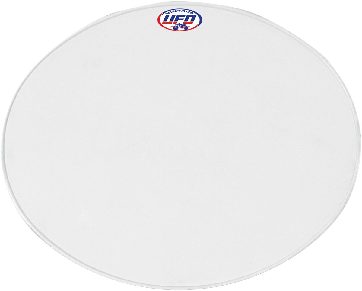 UFO VINTAGE UNI OVAL PLATE (SINCE 70) WHITE ME08046W