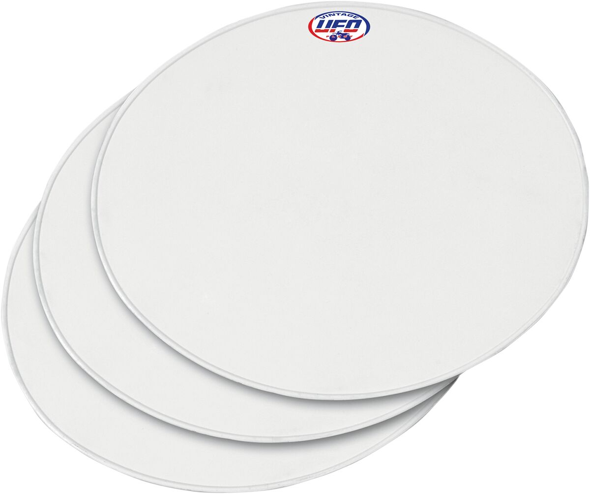 UFO VINTAGE UNI OVAL PLATE (SINCE 70) WHITE (3-PACK) ME08049@W