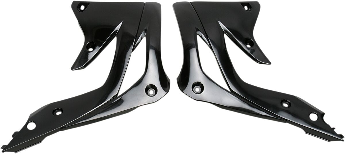 UFO RADIATOR COVERS KAWASAKI KXF450 BLACK KA04719#001