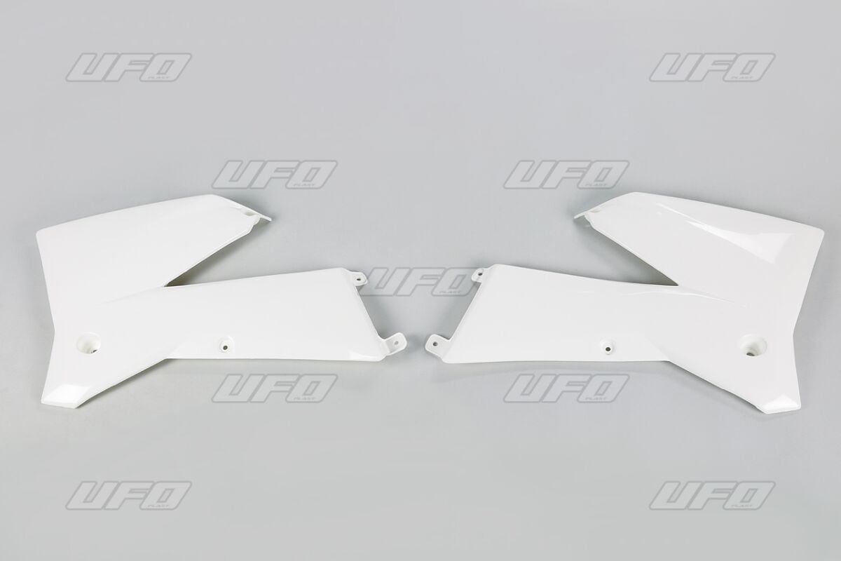 UFO RADIATOR COVERS KTM SX/SX-F/EXC WHITE KT03084#047