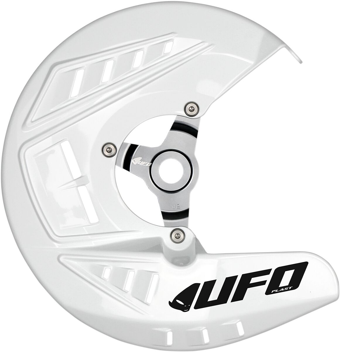 UFO FRONT DISC COVER KIT KTM SX/SX-F/EXC WHITE DC01014@041
