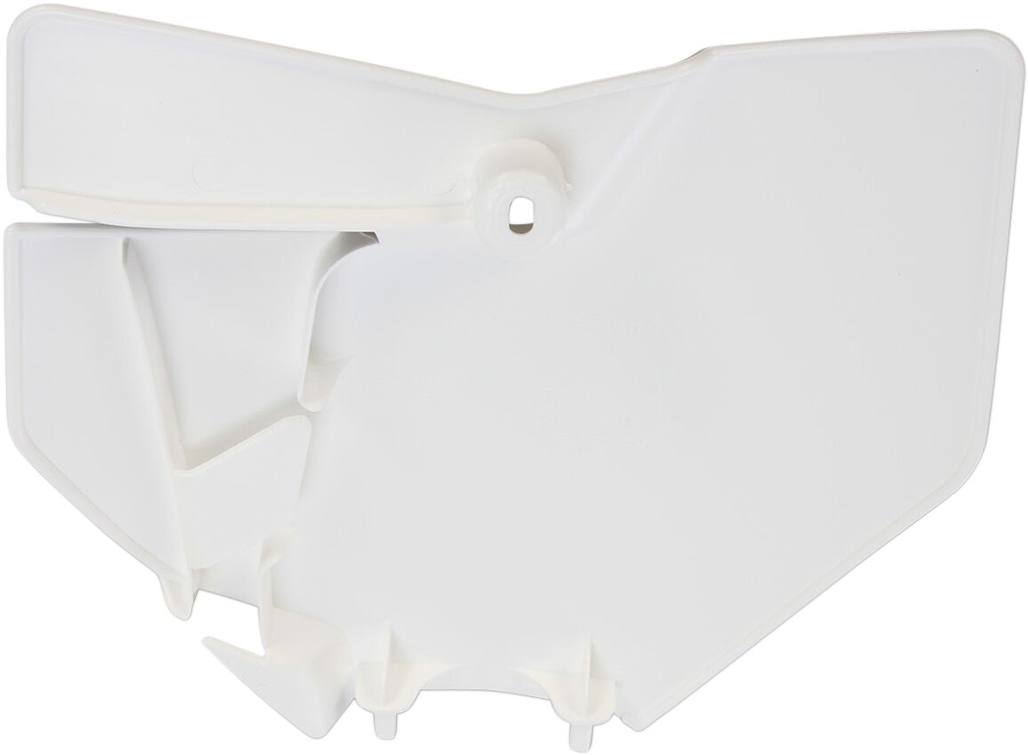 UFO FRONT NUMBER PLATE KTM SX/SX-F WHITE KT04063#047