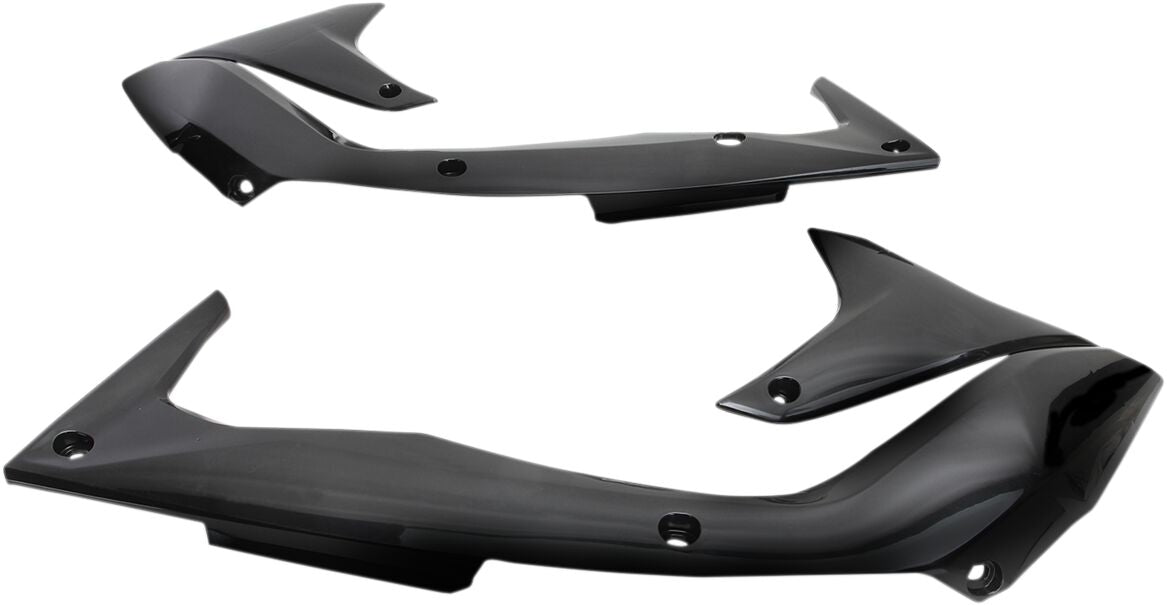 UFO RADIATOR COVERS KAWASAKI KXF450 BLACK KA04736#001