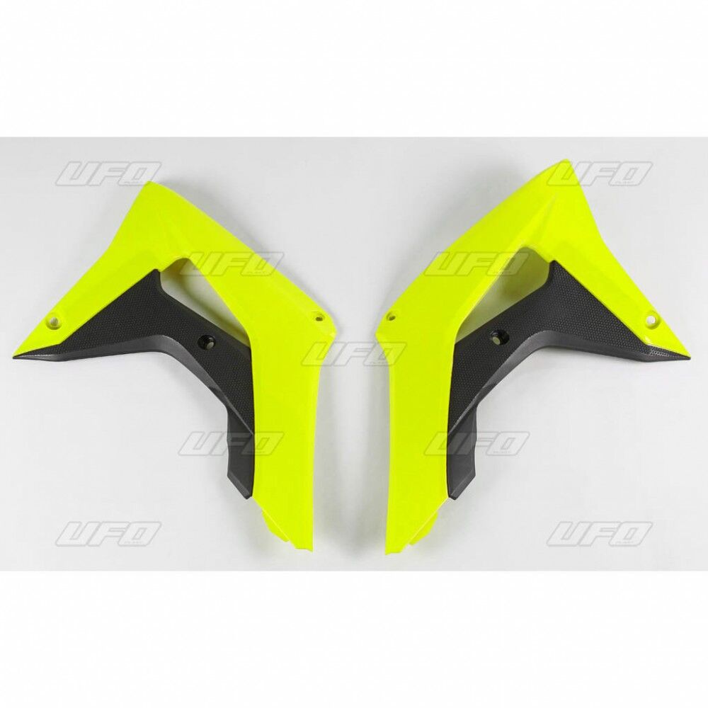 UFO RADIATOR COVERS HONDA CRF450R FLUO YELLOW HO04682#DFLU