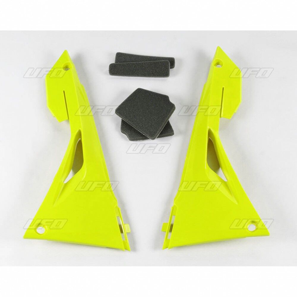 UFO AIRBOX COVER HONDA CRF 450R/RX FLUO YELLOW HO04685#DFLU