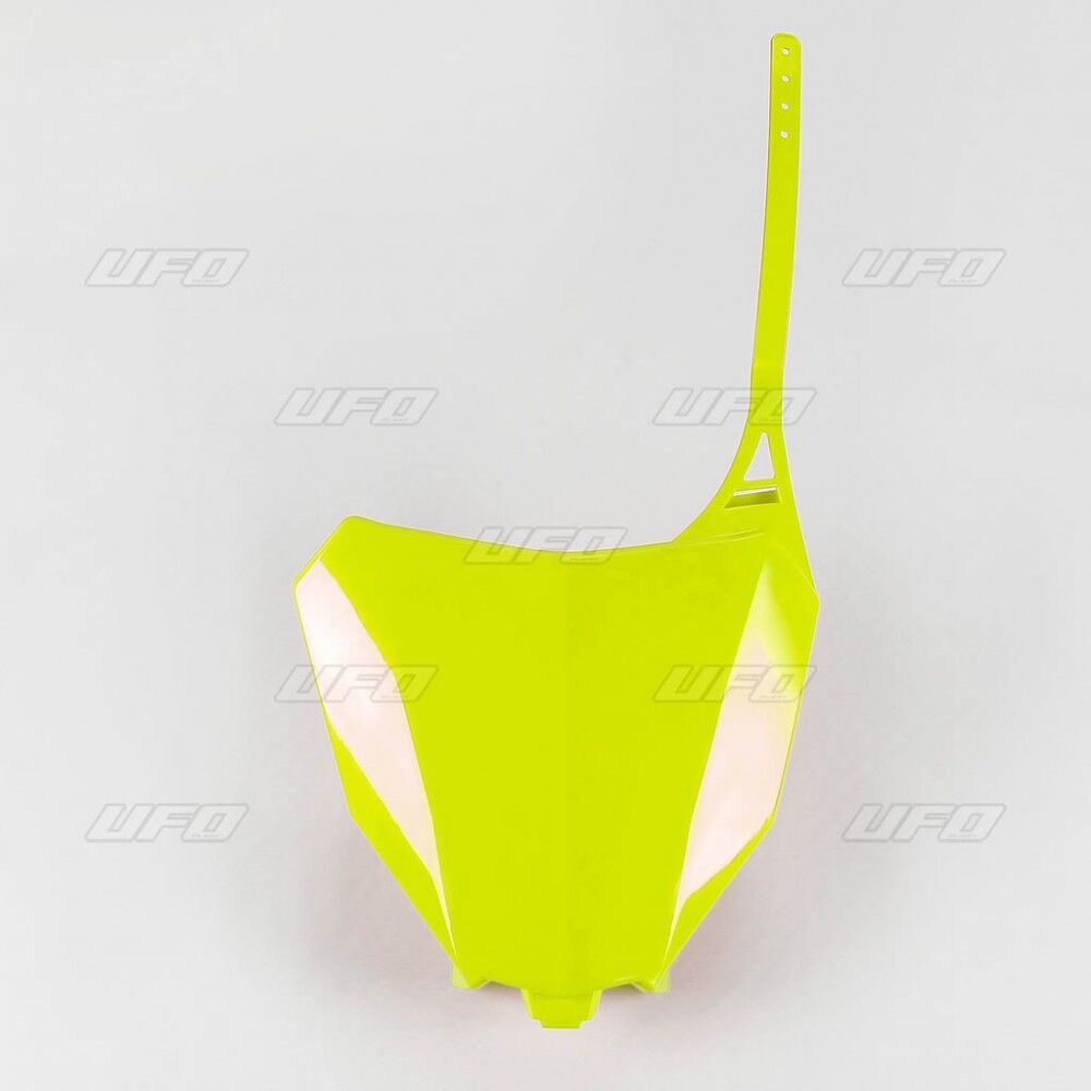 UFO FRONT NUMBER PLATE HONDA CRF450R/RX FLUO YELLOW HO04686#DFLU