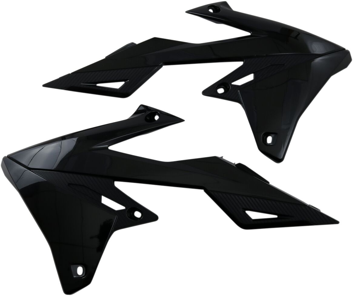 UFO RADIATOR COVERS SUZUKI BLACK SU04941#001