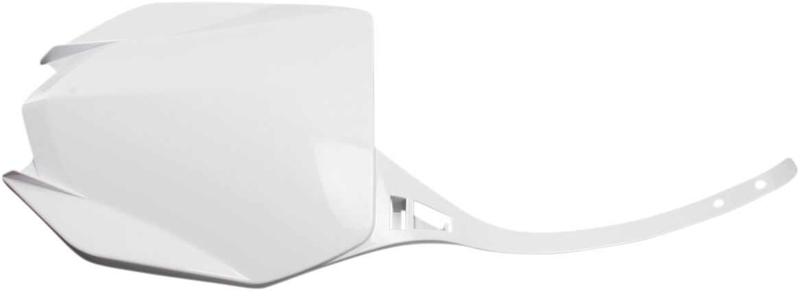 UFO FRONT NUMBER PLATE YAMAHA WHITE YA04860#046