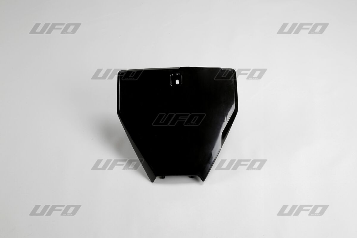 UFO FRONT NUMBER PLATE HUSQVARNA BLACK HU03386#001
