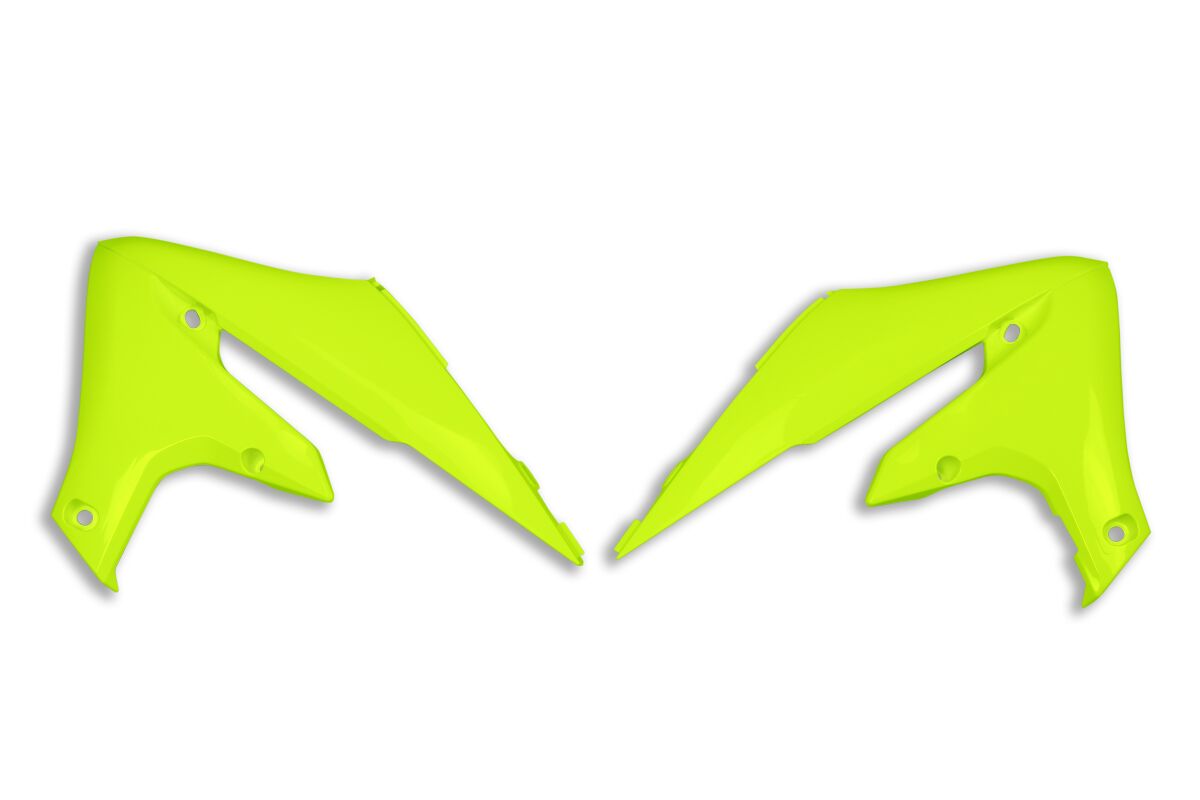 UFO RADIATOR COVER FOR YZF450 FLUORESCENT YELLOW YA04858#DFLU