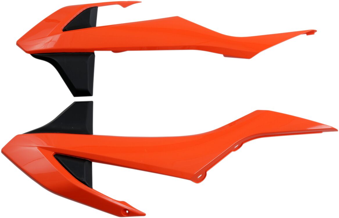 UFO RADIATOR COVERS SX85 18- ORANGE/BLACK KT04085#F087