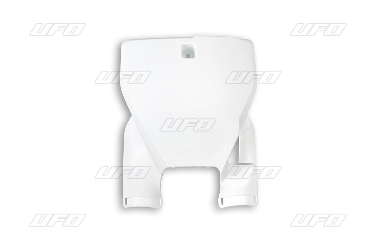 UFO FRONT NUMBER PLATE STADIUM TC85 18- WHITE HU03396#041