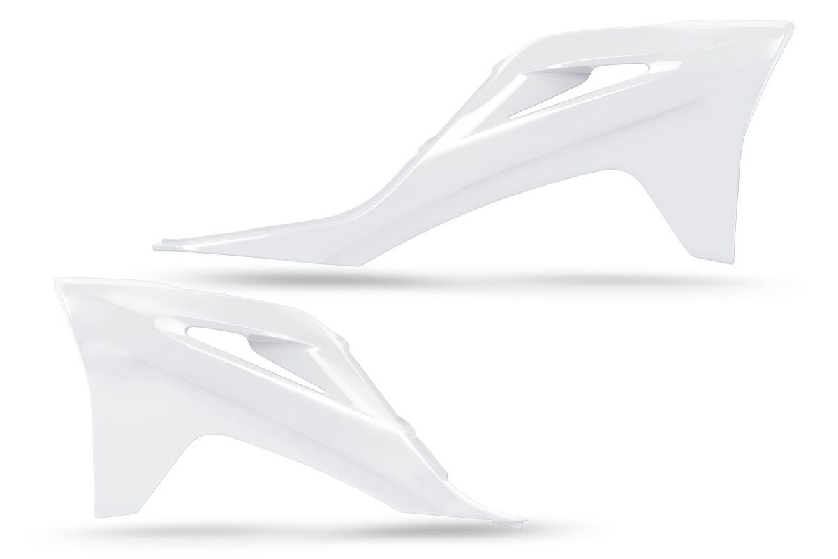 UFO RADIATOR COVERS GASGAS 21- WHITE GG07128#041