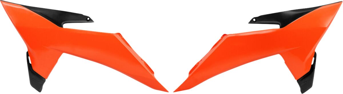 UFO RADIATOR COVER SX/SXF 2025- FLO ORANGE KT05025#FFLU