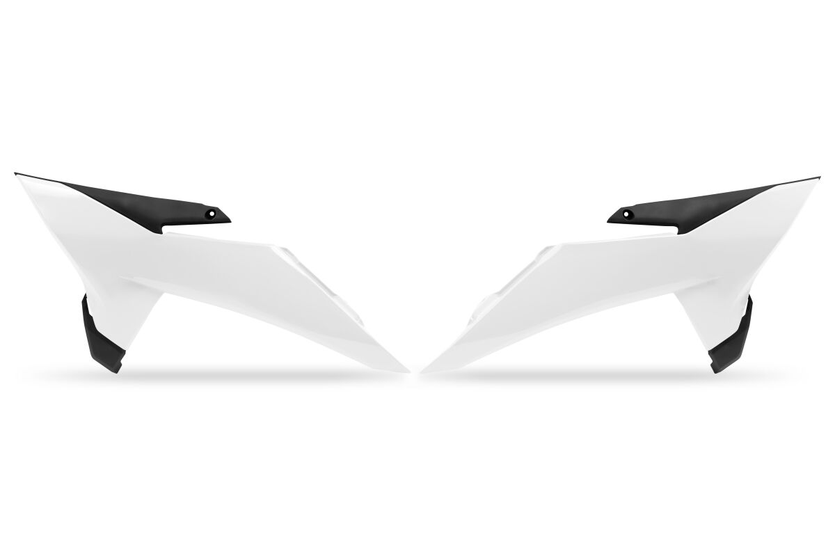 UFO RADIATOR COVERS SX85 2025- WHI KT05030#042
