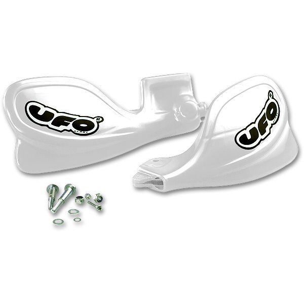 UFO HANDGUARDS HONDA CR125/250/500 WHITE HO03605#041