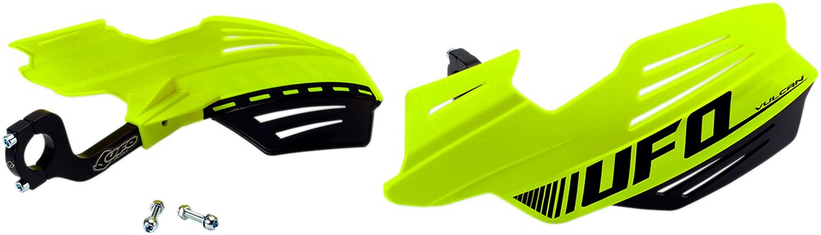 UFO UNIVERSAL VULCAN HANDGUARDS FLUO YELLOW PM01650#DFLU