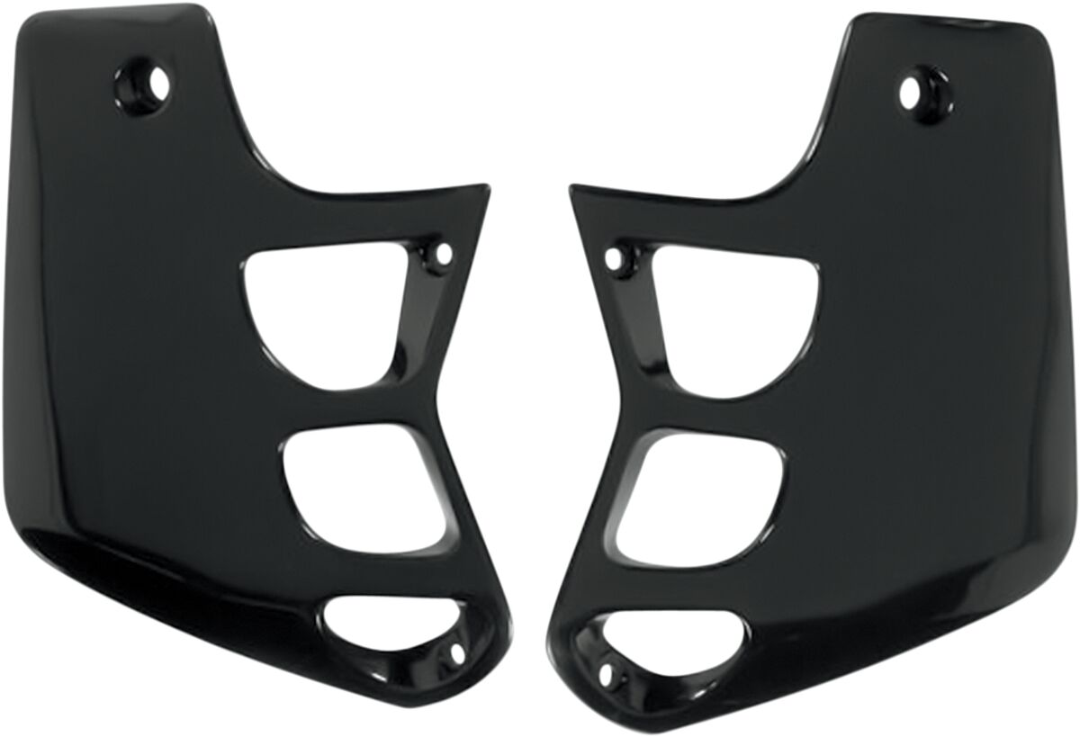 UFO RADIATOR COVERS HONDA CR500 BLACK HO02620#001