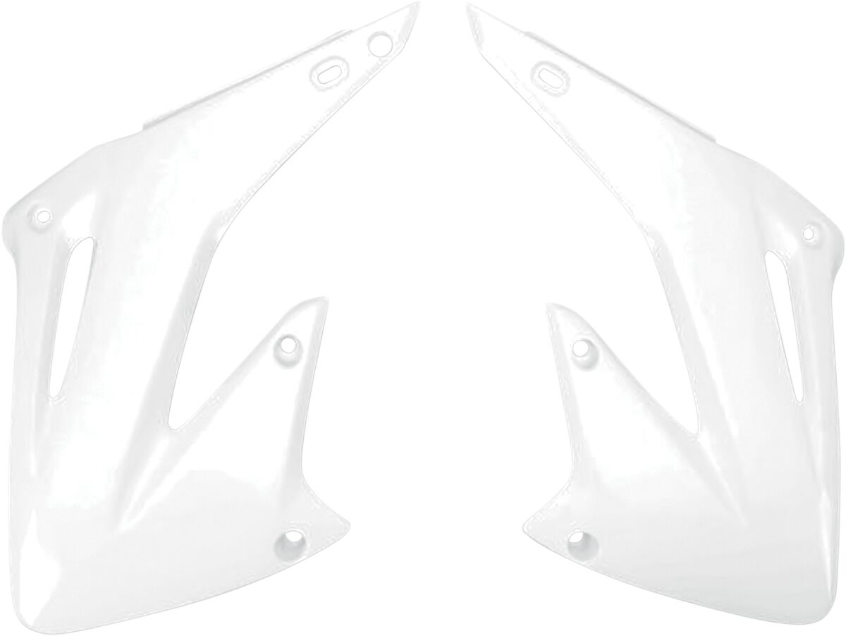 UFO RADIATOR COVERS HONDA CR125/250 WHITE HO03689#041