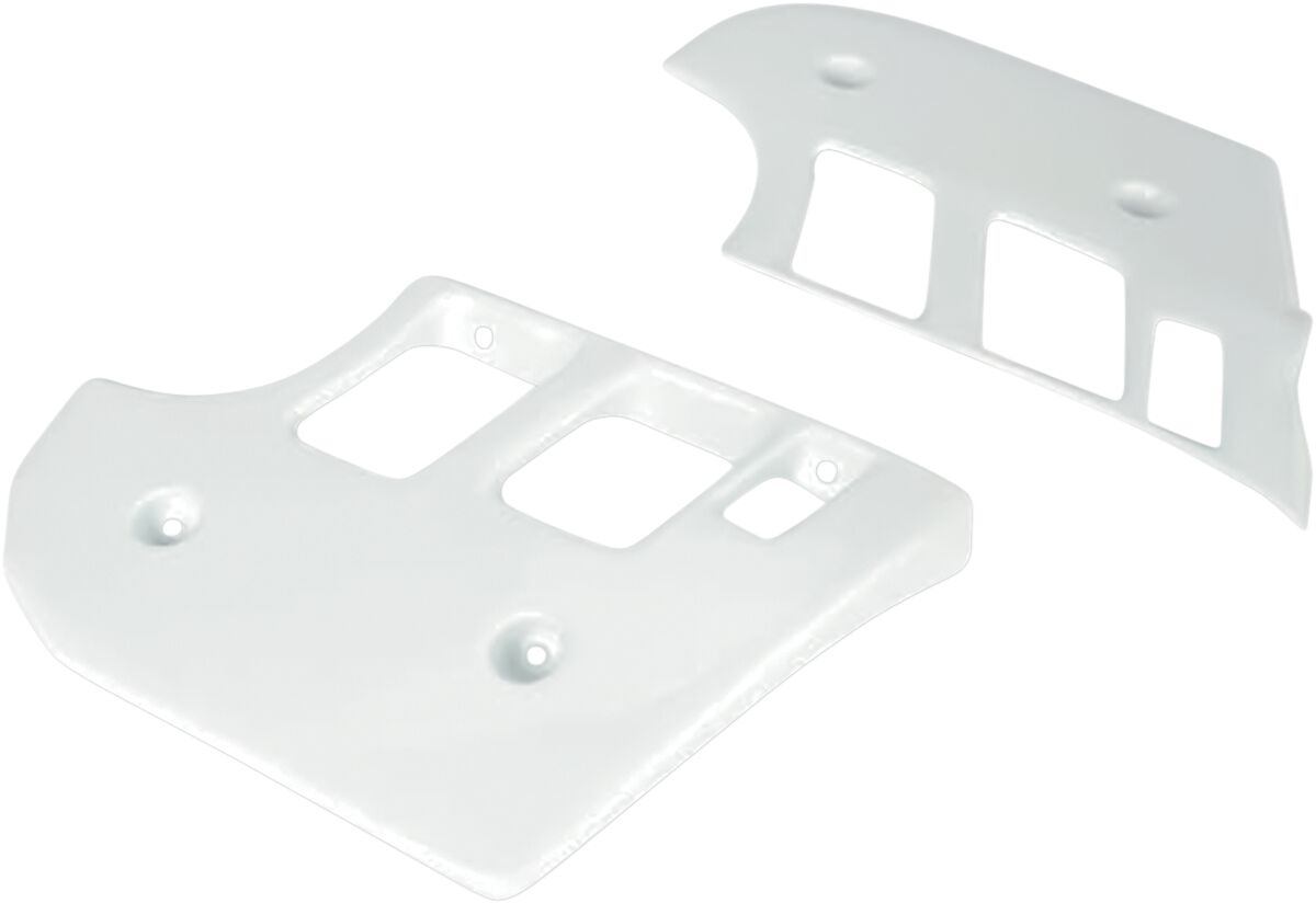 UFO RADIATOR COVERS KTM 125/250/500 (90-92) WHITE KT03003#047