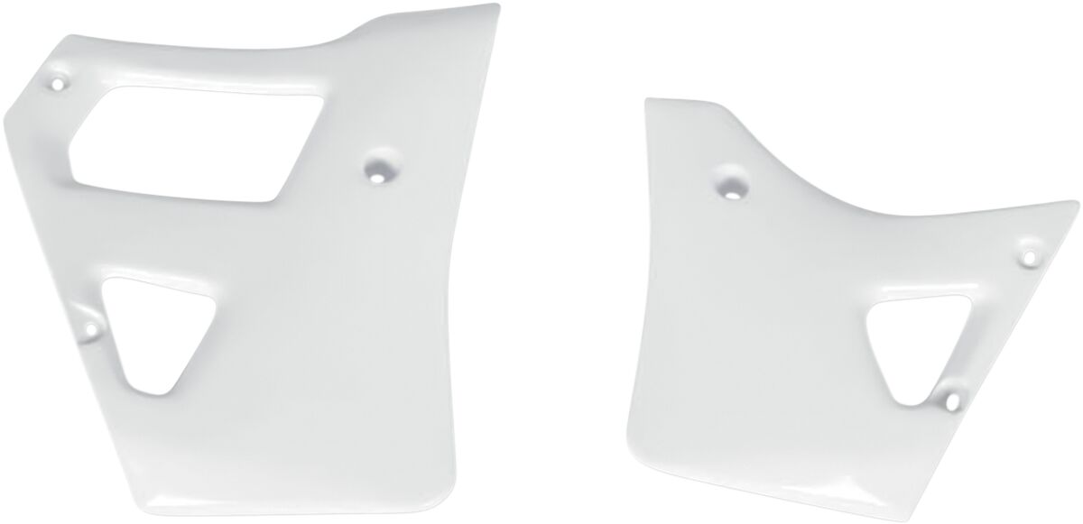 UFO RADIATOR COVERS YAMAHA YZ125/250/360 WHITE YA02815#046
