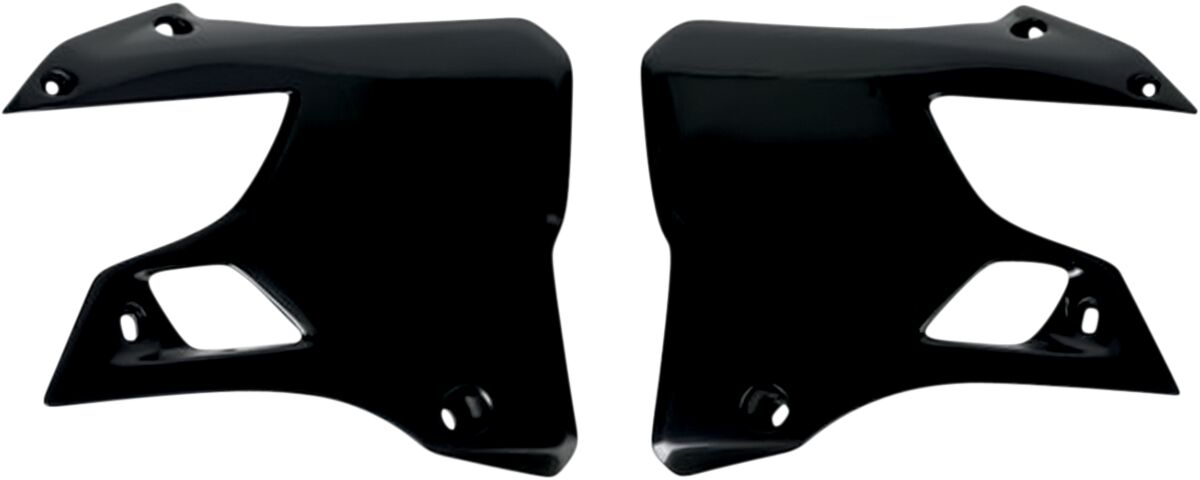 UFO RADIATOR COVERS YAMAHA YZ125/250 BLACK YA02898#001