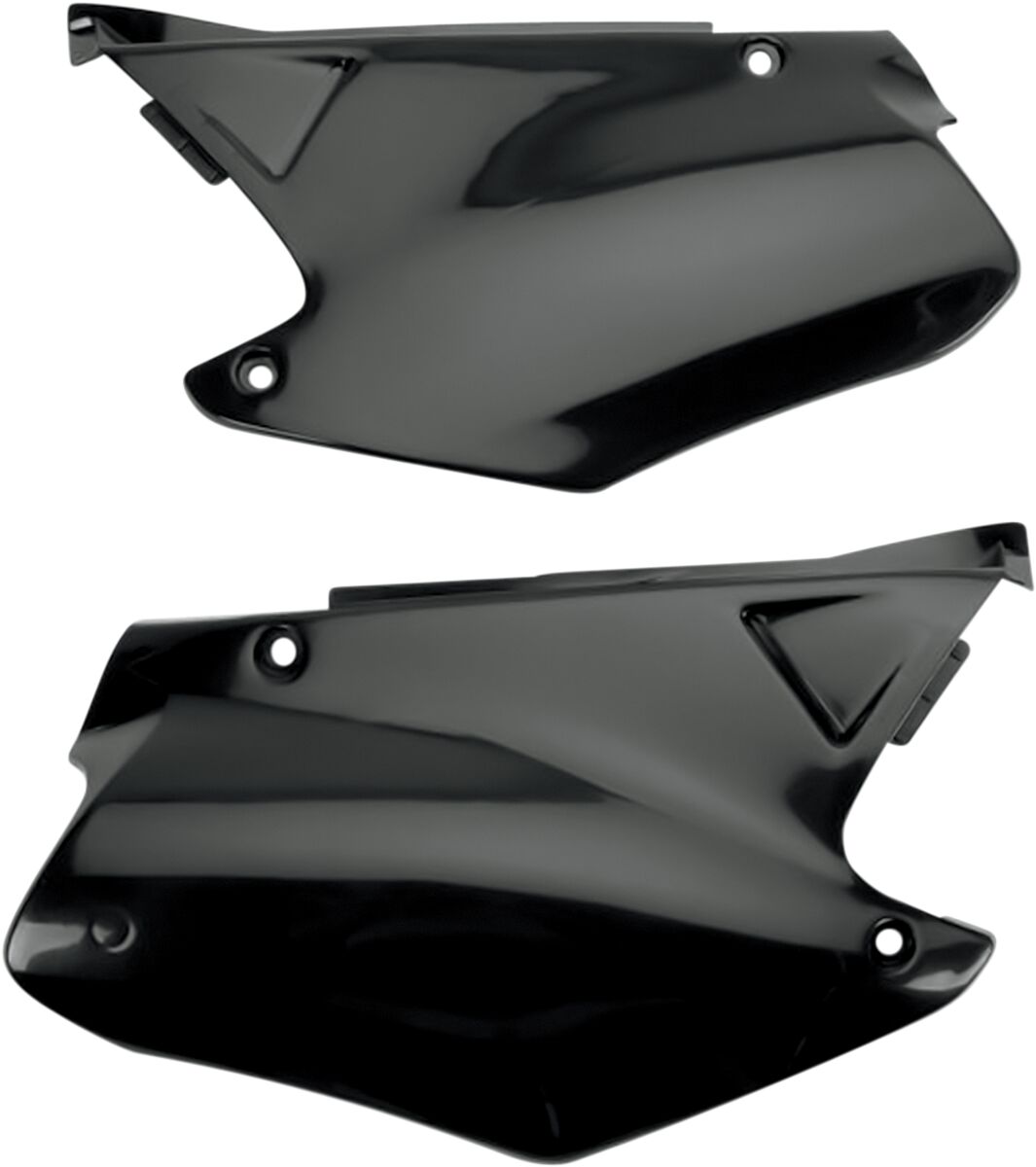UFO SIDE PANELS HONDA CR125/250 BLACK HO03665#001