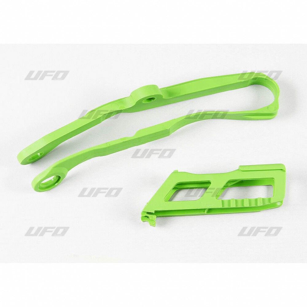 UFO CHAIN GUIDE & SLIDER KIT KAWASAKI KXF250 GREEN KA04744@026