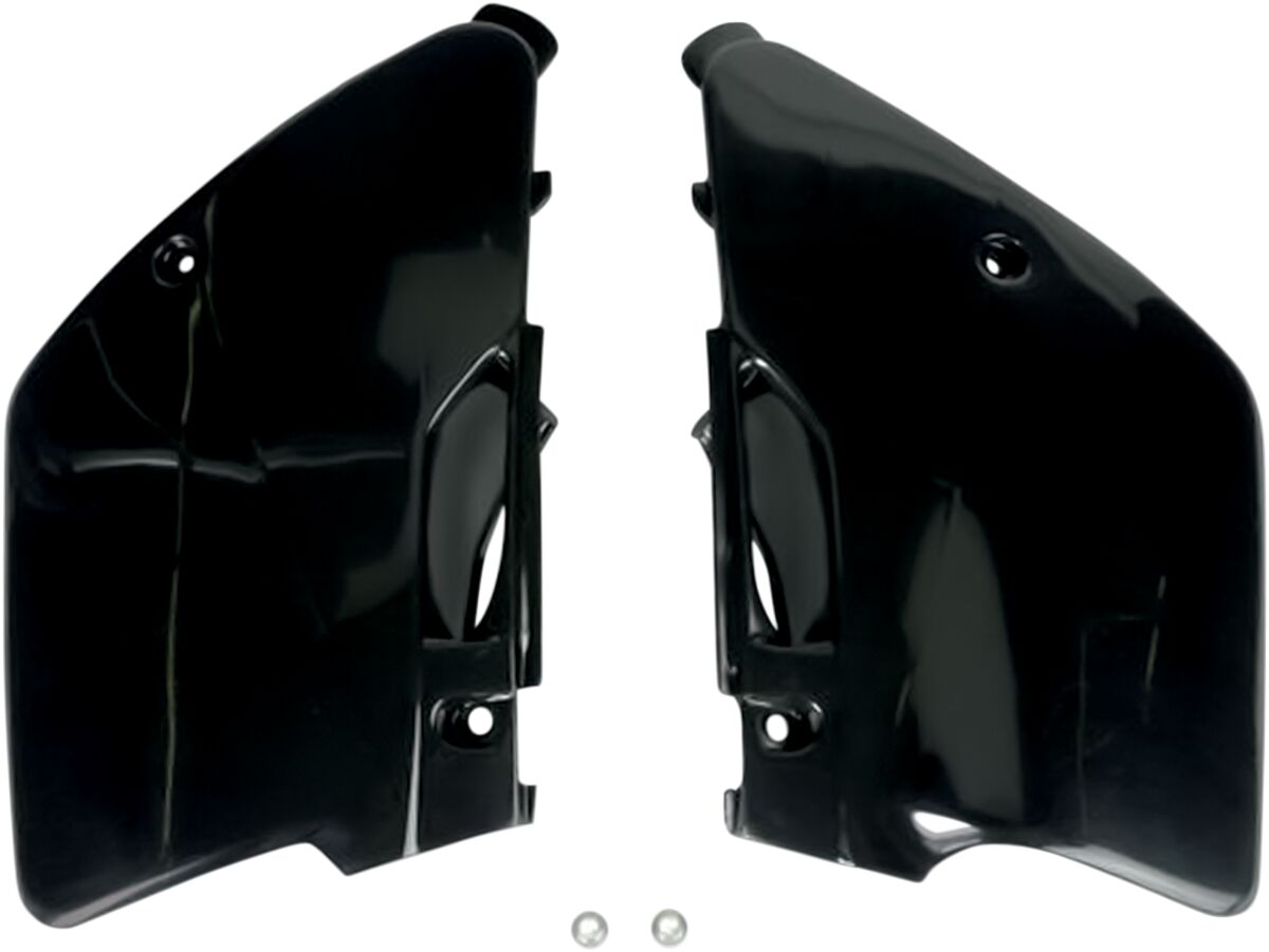 UFO SIDE PANELS KAWASAKI KX125/250 BLACK KA02769#001