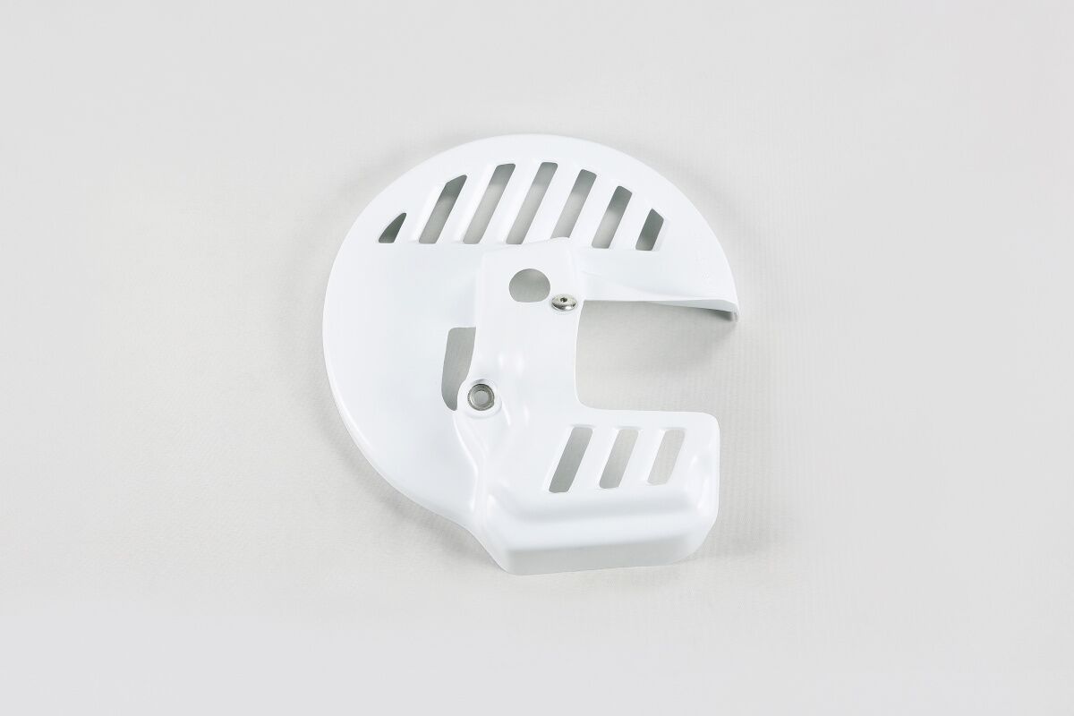 UFO FRONT DISC GUARD HONDA CR125/250/500 WHITE HO02661#041