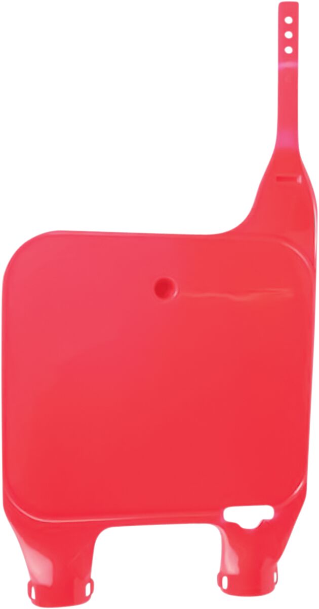 UFO FRONT NUMBER PLATE HONDA CR125/250/500 CR-RED HO02629#067