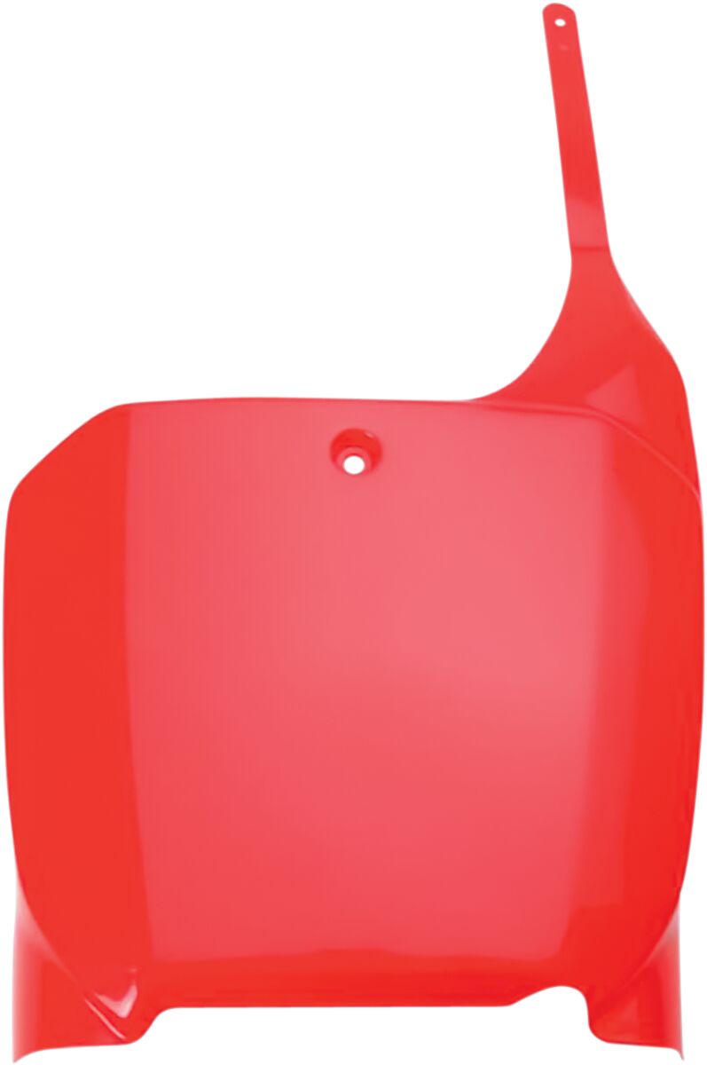 UFO FRONT NUMBER PLATE HONDA CR125/250/CRF450 CRF-RED HO03666#070