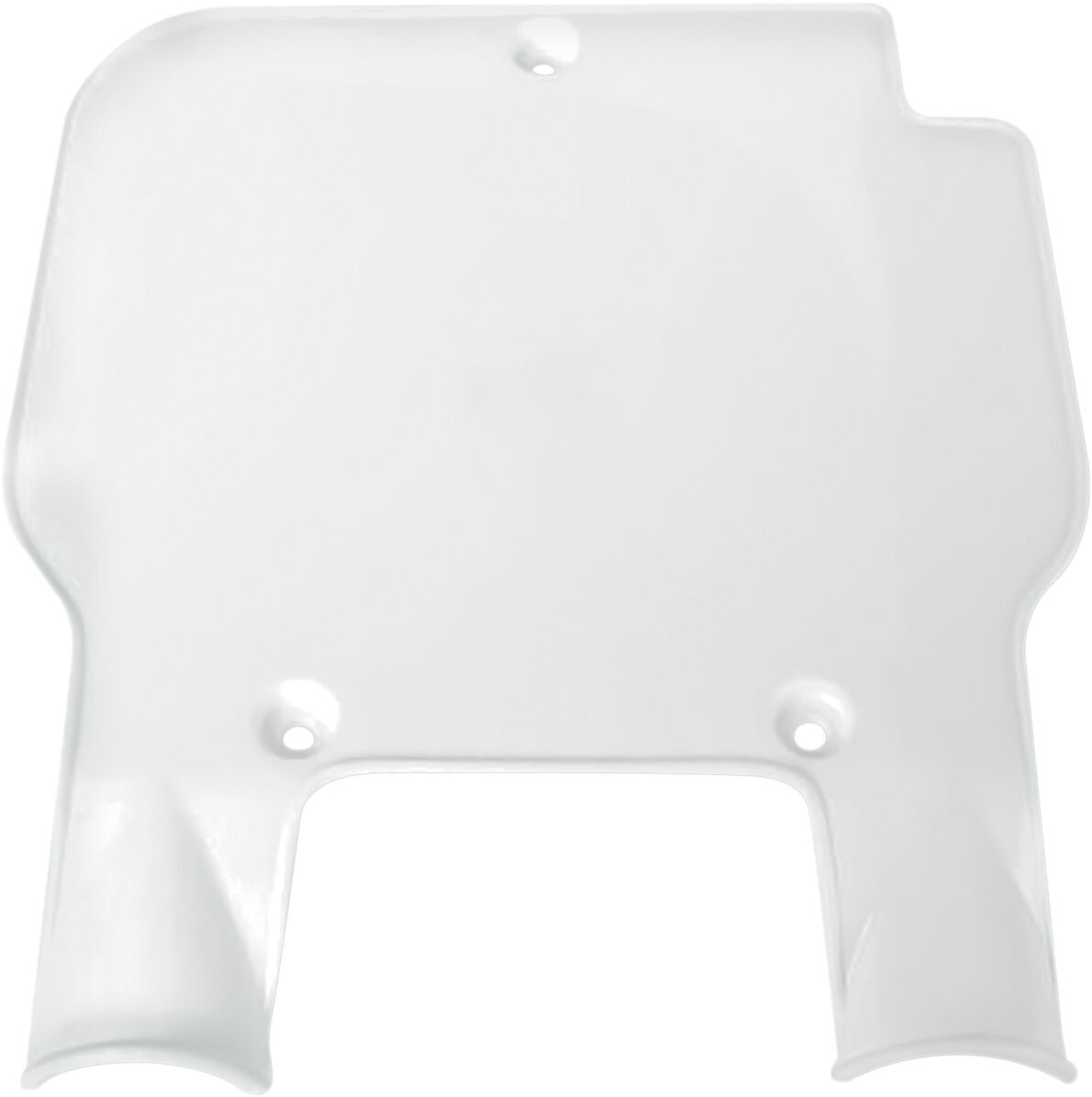 UFO FRONT NUMBER PLATE KAWASAKI KX125/250/500 WHITE KA02720#047