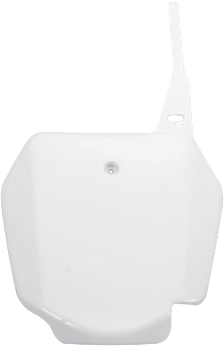 UFO FRONT NUMBER PLATE SUZUKI RM85 WHITE SU03968#041
