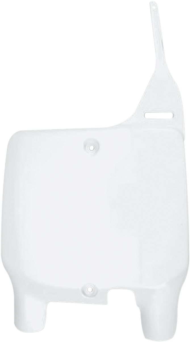 UFO FRONT NUMBER PLATE SUZUKI RM125/250 WHITE SU03904#041
